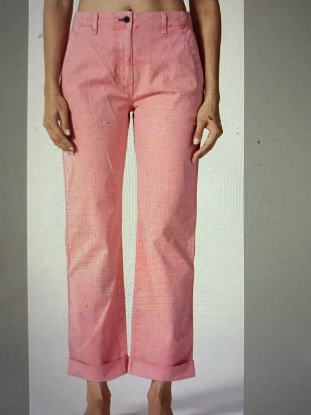 ASKK NY The Tomboy Chino in Washed Pink